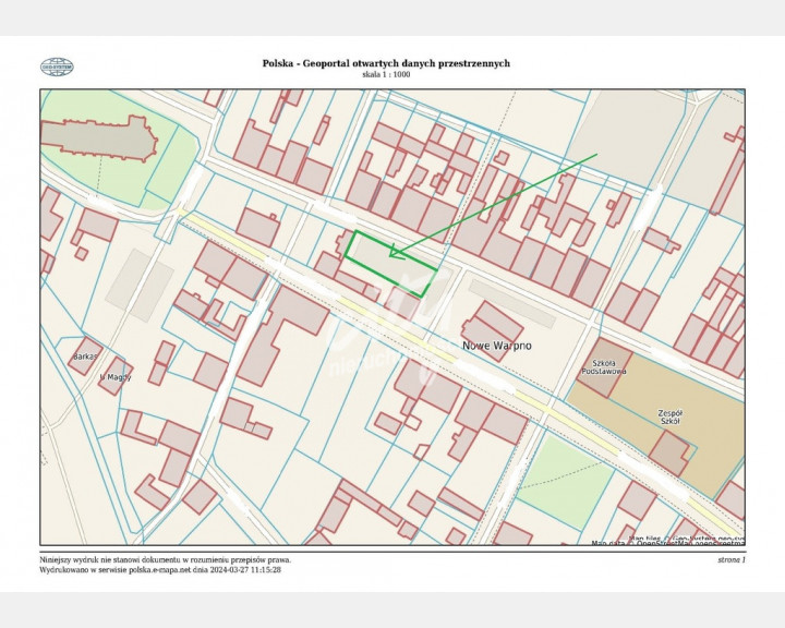 Działka Sprzedaż Nowe Warpno