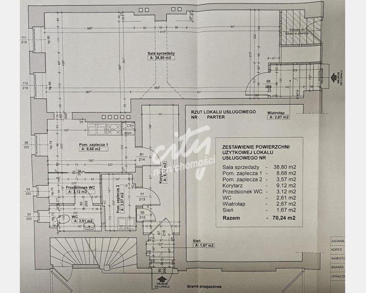 Lokal Sprzedaż Szczecin Centrum