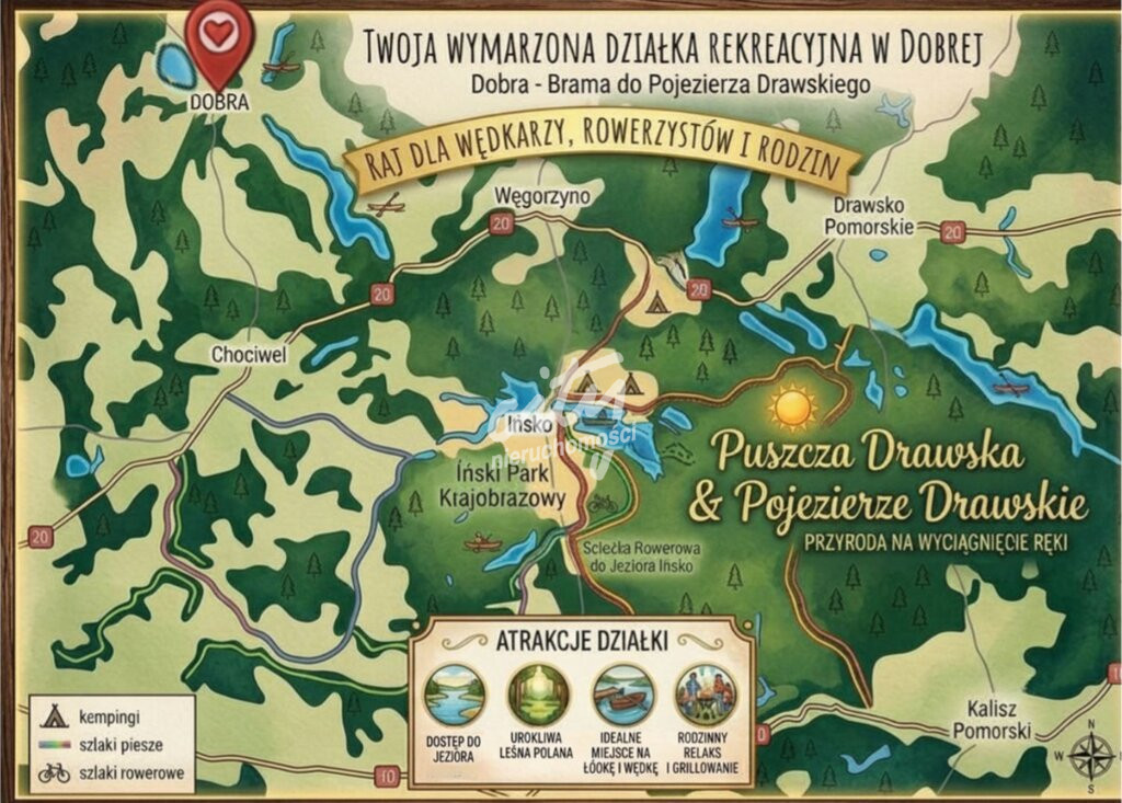 Działka Sprzedaż Dobra 1