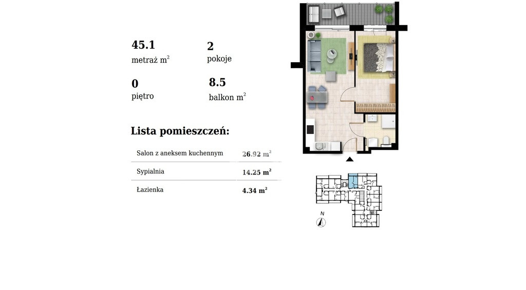 Mieszkanie Sprzedaż Grzybowo 3