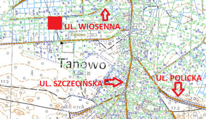 Działka Sprzedaż Tanowo