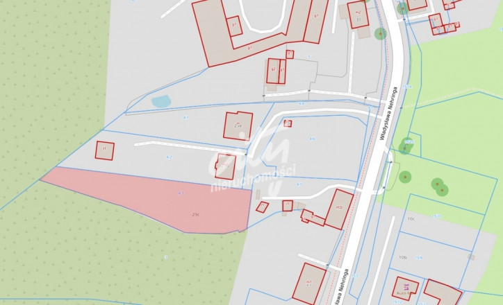 Działka Sprzedaż Szczecin Żelechowa Władysława Nehringa 3