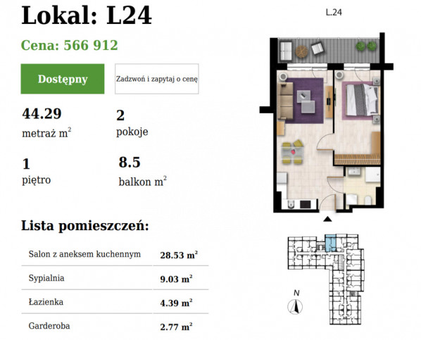 Mieszkanie Sprzedaż Grzybowo Nadmorska 7