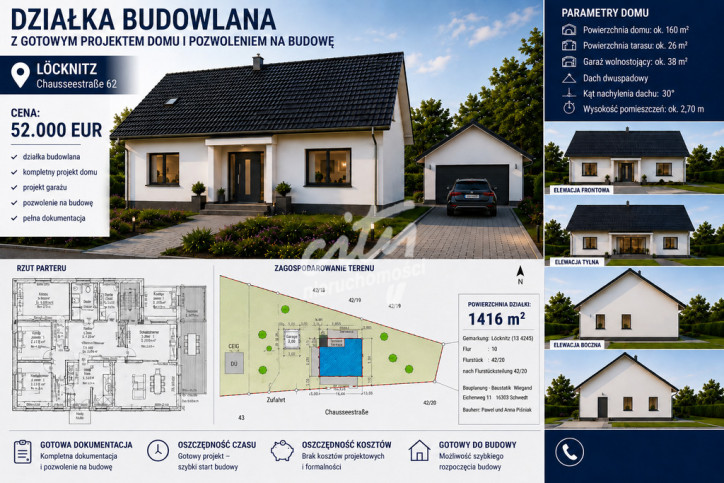 Działka Sprzedaż Löcknitz, Löcknitz-Penkun, Vorpommern-Greifswald, Meklemburgia-Pomorze Przednie, Niemcy 2