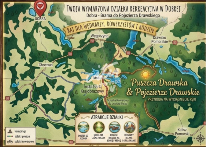 Działka Sprzedaż Dobra 1