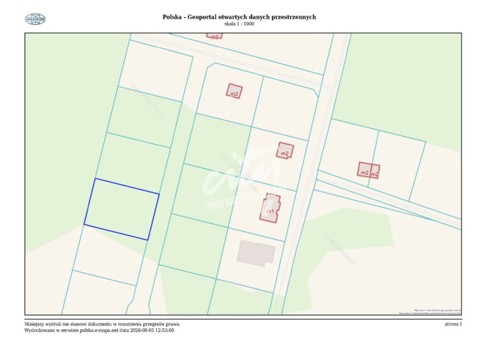 Działka Sprzedaż Ładzin 3