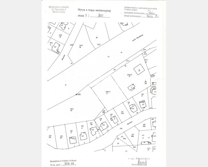 Działka Sprzedaż Police Józefa Piłsudskiego