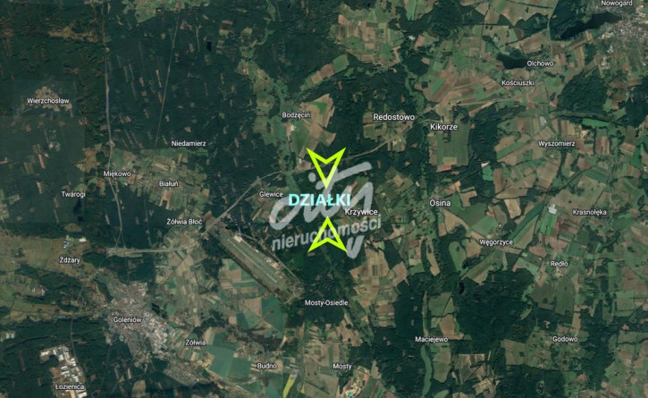 Działka Sprzedaż Krzywice 3
